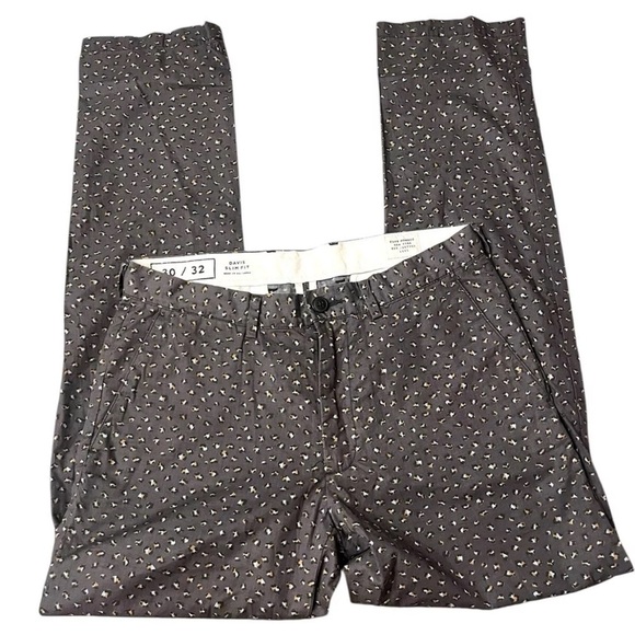 Club Monaco Davis Slim Fit Animal Print Pants Sz 30/32 - Picture 2 of 9